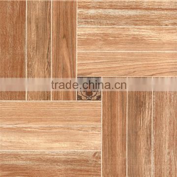 Glossy wood texture floor tile