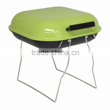 Portable hamburger charcoal bbq grill for indoor and outdoor use