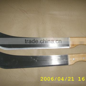 wooden handle machete