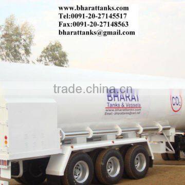 Liquid Co2 truck trailer