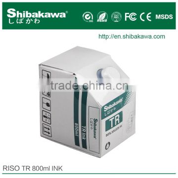 Factory direct sale,Digital printing compatible ink riso TR with European ROHS certificate