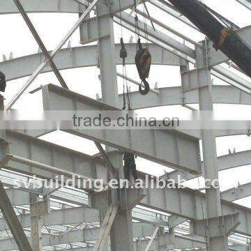 Painted section steel structure