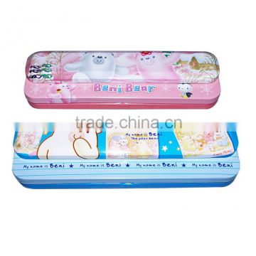 Tom and Jerry Design Two-layer Tin Cartoon Kids Pencil Case