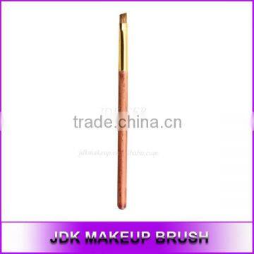 Low Price Brown Cosmetic Brush with Brown Wood Handle