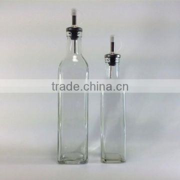 250ml 500ml Cooking Oil Clear Glass Bottles
