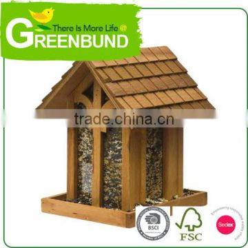 Chinese Bird House Wooden For Small Wood Craft Wild Bird Care