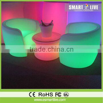 rgb bar furniture led sofa three seater sofa L-S43 with UK style