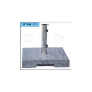 Outdoor furniture 30kgs  square grey granite umbrella base