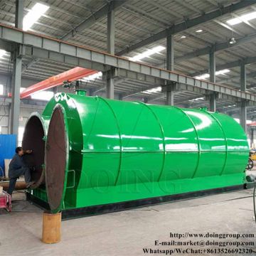 Intermittent Operation pyrolysis tyre for oil plant With CE ISO