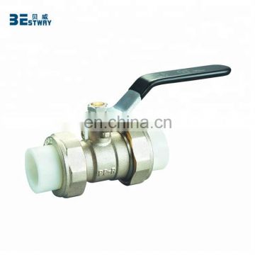 Hot Sale PPR Ball Valve with Brass Body supplier