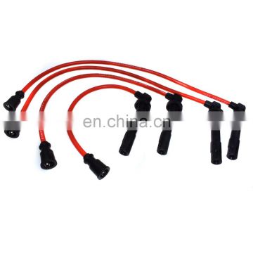 Free Shipping! Spark Plug Wires Set 10.2MM Silicone For Mitsubishi Eclipse Red 4G61 4G63 4G64