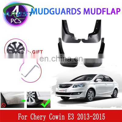 4x for Chery Cowin E3 2013 2014 2015 Mudguards Mudflaps Fender Mud Flap Splash Mud Guards Protect Wheel Cover Car Accessories