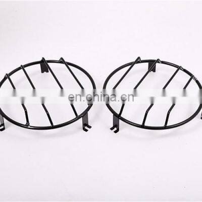 2pcs Metal Front Headlights Protector Frame Trim For LADA NIVA