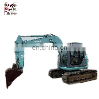 Japan used Kobelco SK70 mini crawler excavator, Kobelco construction machine SK70 7 ton midi digger