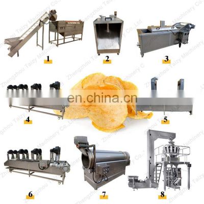 High Efficiency Lays Potato Chips Processing Line French Fries Production Line Plantain Chips Equipments