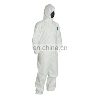 coverall jumpsuit with hood  disposable oil gas microporous coverall protective suit