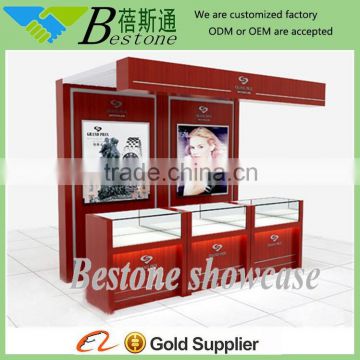 USA classic watch wall unit furniture, wall watch display case with acrylic light box