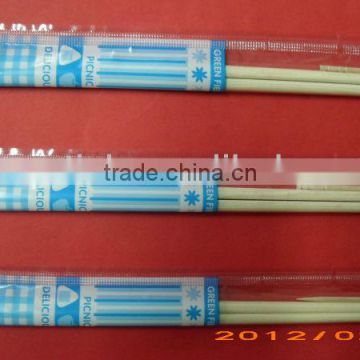 High Quality Disposable 23cm twin Natural Bamboo Chopsticks