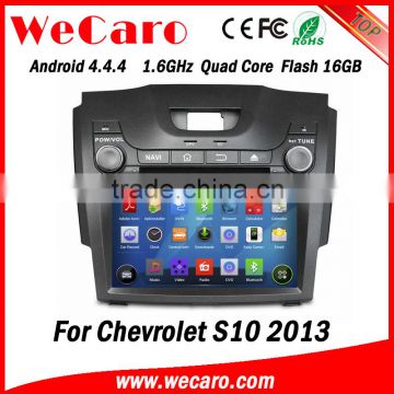 Wecaro WC-CS8065 8" Android 4.4.4 car multimedia system 2 din for chevrolet s10 2013 car dvd player WIFI 3G bluetooth 2013