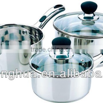 6PCS stainless steel cookware set