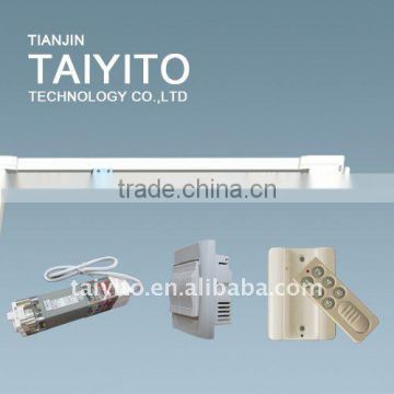 TAIYITO TDXE4466 home automation electric curtain system flat-open electric & manual curtain system