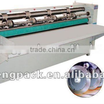 Automatic carton line press and slitting machine line