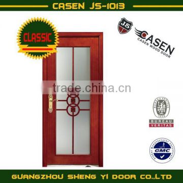 classic glass wooden inteior door