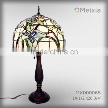 MX000068 wholesale tiffany style stained glass lamp for table home decoration