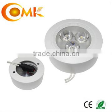 3*1W led surface mounted downlight with CE&RoHs driver
