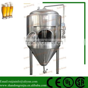 Cooling water jacketed beer fermentation fermenter tank