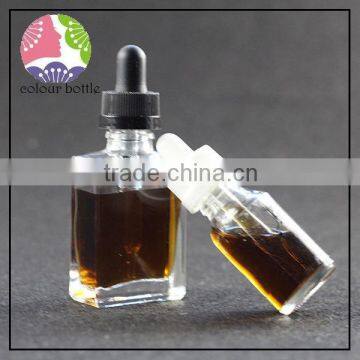 square 15ml 30ml glass bottles rectangle glass dropper bottles for eliquid