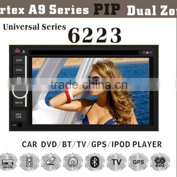 6223 6.2inch HD 1080P BT TV GPS IPOD car dvd gps navigation system