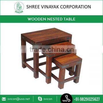 Hot Selling Modern and Trendy Wooden Nested Tables Available from Top Ranked Exporter