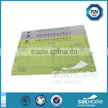 Excellent quality best sell popular color printing invoice paper