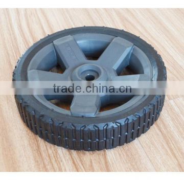 8x2 inch flat free rubber wheel for RIDGID generators