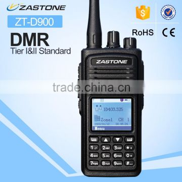 Popular DMR digital two way radio ZASTONE D900 UHF400-480MHz 5W output power long distance woki toki