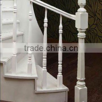 wooden stair handrail and stair parts