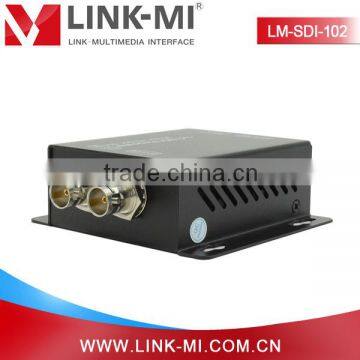 LINK-MI LM-SDI-102 2.97Gbps Data Rates HD SDI Video Splitter 1 to 2 Over RG59 Coaxial Cable
