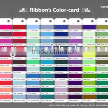 SLING Ribbon Color Card