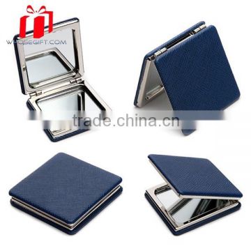 Newest Pu Leather Compact Mirror For Makeup