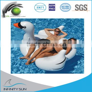 Hot Sale Giant inflatable swan pool float