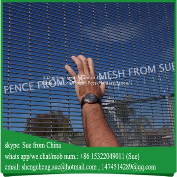 Perimeter welded wire mesh 358 fencing for prison