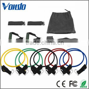 Gym equipment high strength colorful customized exercise resistance bands