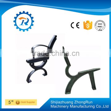 China garden bench leg factory cast iron park bench supplier