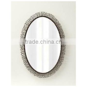 oval antique wall decoration mirror