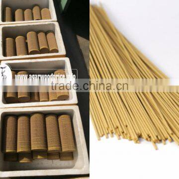 A+ grade natural Oud Agarwood stick incense natural sweet aroma scent for indoor living room therapeutic