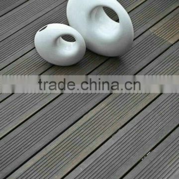20MM Thickness Abrasion-Resistant Outdoor Strand Woven Bamboo Decking Dark Chocolate Color -KE-OS0823