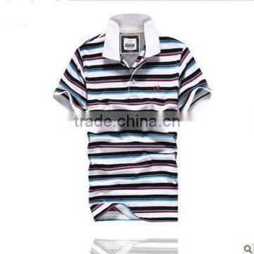 wholesale and OEM stripe man polo shirts ,yarn-dyed polo shirts,polo shirts manufacturers nanchang factory