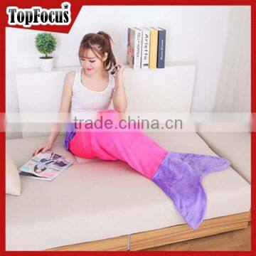 Wholesale china Custom Mink Mermaid Tail Blanket