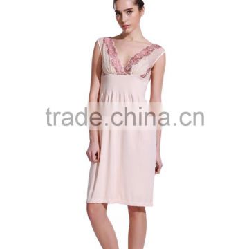 high quality women casual dress summer sexy lace dress with pad